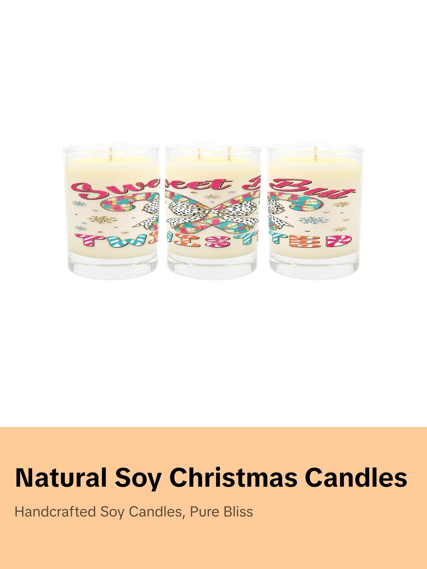 Sweet But Twisted Scented Christmas Candles