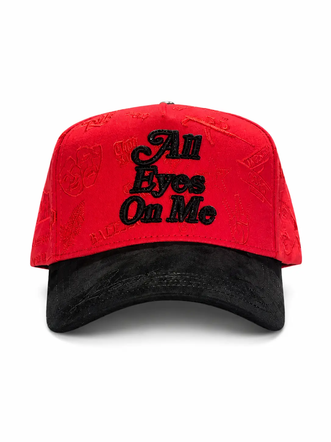 "ALL EYES ON ME" Red Fashion Accessory Hat