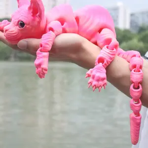 Realistic 3D Printed Hairless Cat Desktop Statue, Lifelike Decorative Figure in 50cm & 23cm Sizes, Perfect Gift for Cat Lovers and Collectors