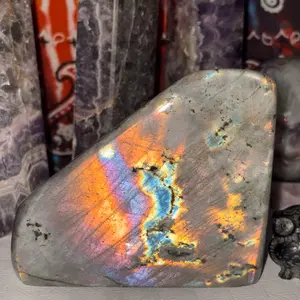 Rainbow flash Labradorite Freeform