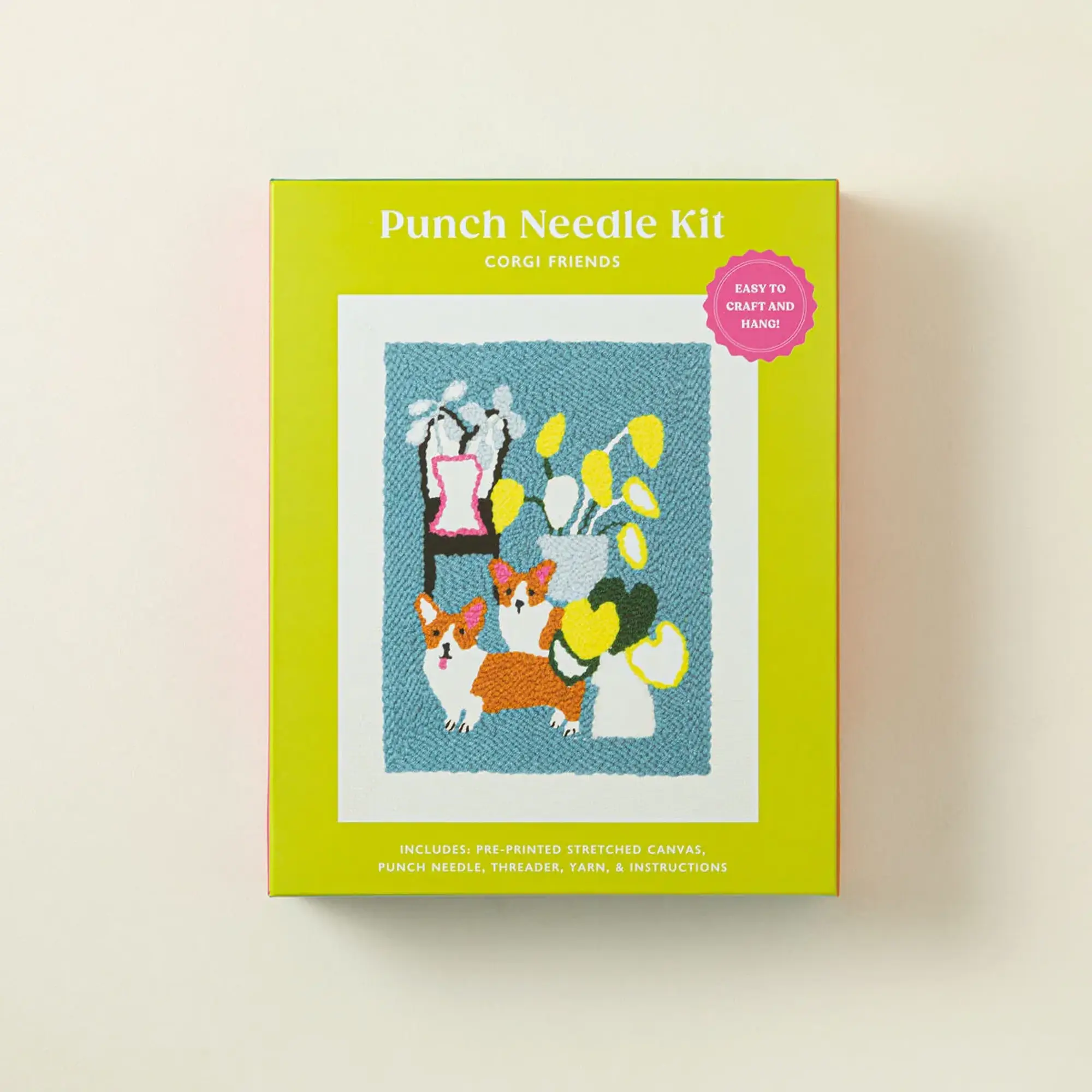 Beginners Punch Needle Art Canvas Kit by Chronicle Books