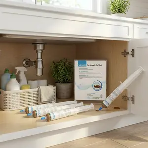 Garsum Cockroach Gel Bait 1 Box (4 Tubes x 30 Grams), Roach Killer Indoor Infestation Home and Outdoor Use