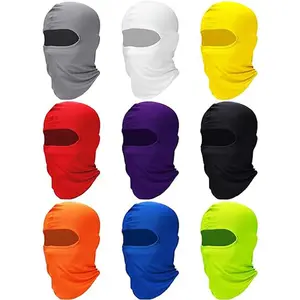 Breathable Sun Protection Face Mask, 9 Counts/set Outdoor Sports Face Cover, Windproof Face Mask for Men & Women, Motorcycle, Sports & Outdoor Accessories, Protective Gear