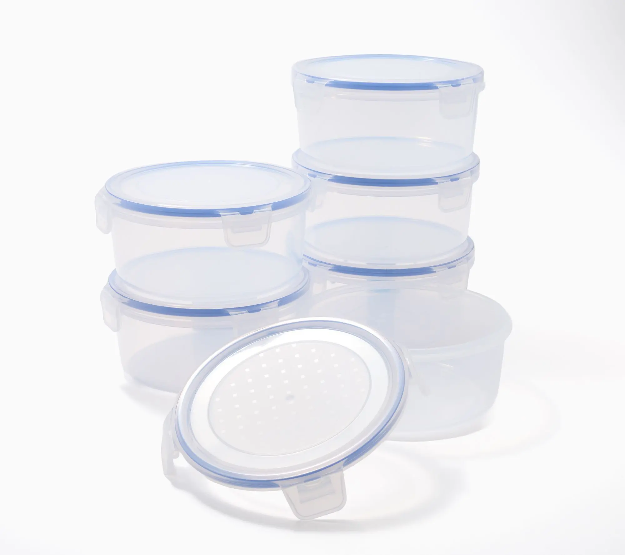 LocknLock Set of 6 Canisters w/ Locking Lids