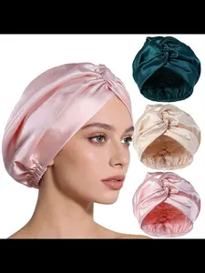 Women's Hair Protection Sleep Cap, Fashion Home Headscarf, Postpartum Chemotherapy Hat, Bath Cap, Soft Comfortable Sleeping Headband