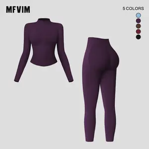 MFVIM Women's Sporty Set, Casual Two-Piece Tracksuit Matching Set, Comfortable Athletic Wear, Ideal for Gym & Daily Activities