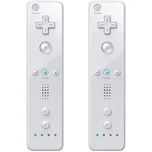 Wii Remote Controller, Wii Controller 2 Pack, Wii Remotes 2 Pack, with  Case and Wrist Strap, for  Wii/Wii U