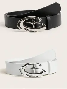 Men's Fashion Star Pattern Metal Buckle Straps, Multifunctional Youth Student Casual Wear, Daily Commute Nightclub, Street Style Belt, Trendy Belt, Men Accessories