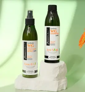 Awesome Synthetic Wig Shampoo & Leave-in Conditioner Spray - Lightweight Cleanser for Frizz-Free, Moisturizing Haircare