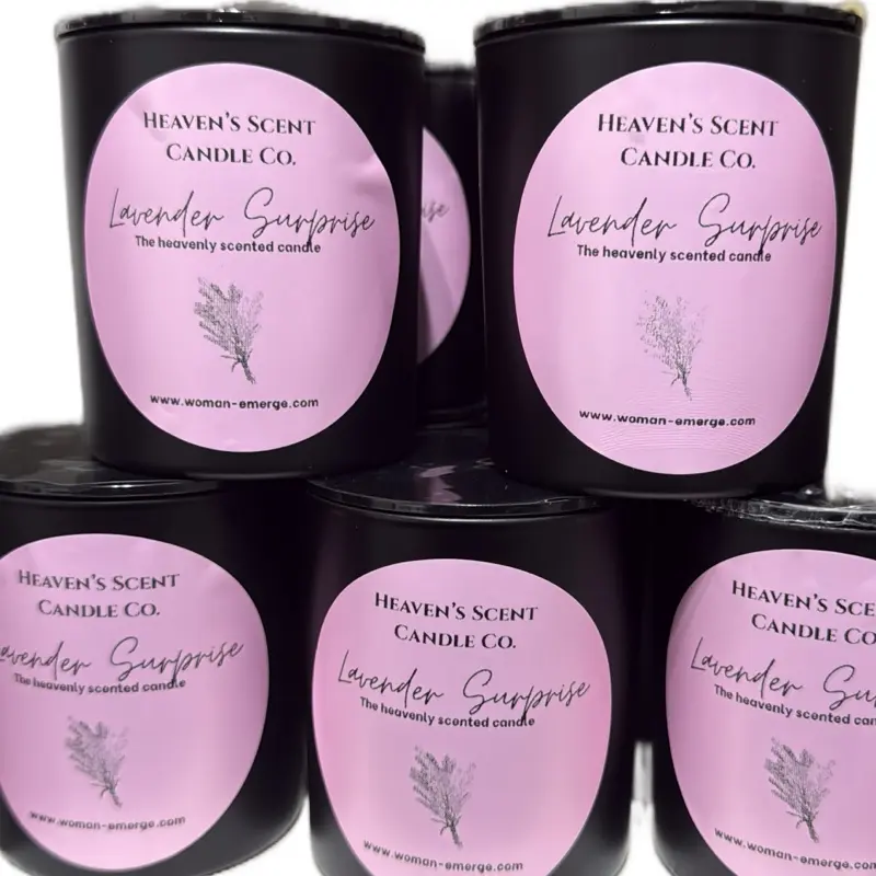 Heaven's Scent Candle Co. Lavender Surprise - The Heavenly Scented Candle Aroma Perfume Decor