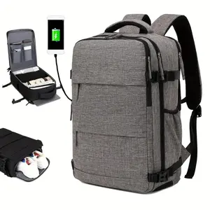 Professional-Grade Large Capacity Backpack for Men - Durable Casual Backpack for College Students, Business Travel, and Daily Commuting with a Shock-Absorbent Laptop Compartment and All-Day Comfort