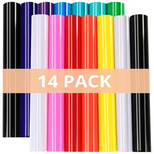DIY Glossy Permanent Vinyl Bundle for Cups & Stickers – 14 Sheets 12"x10"