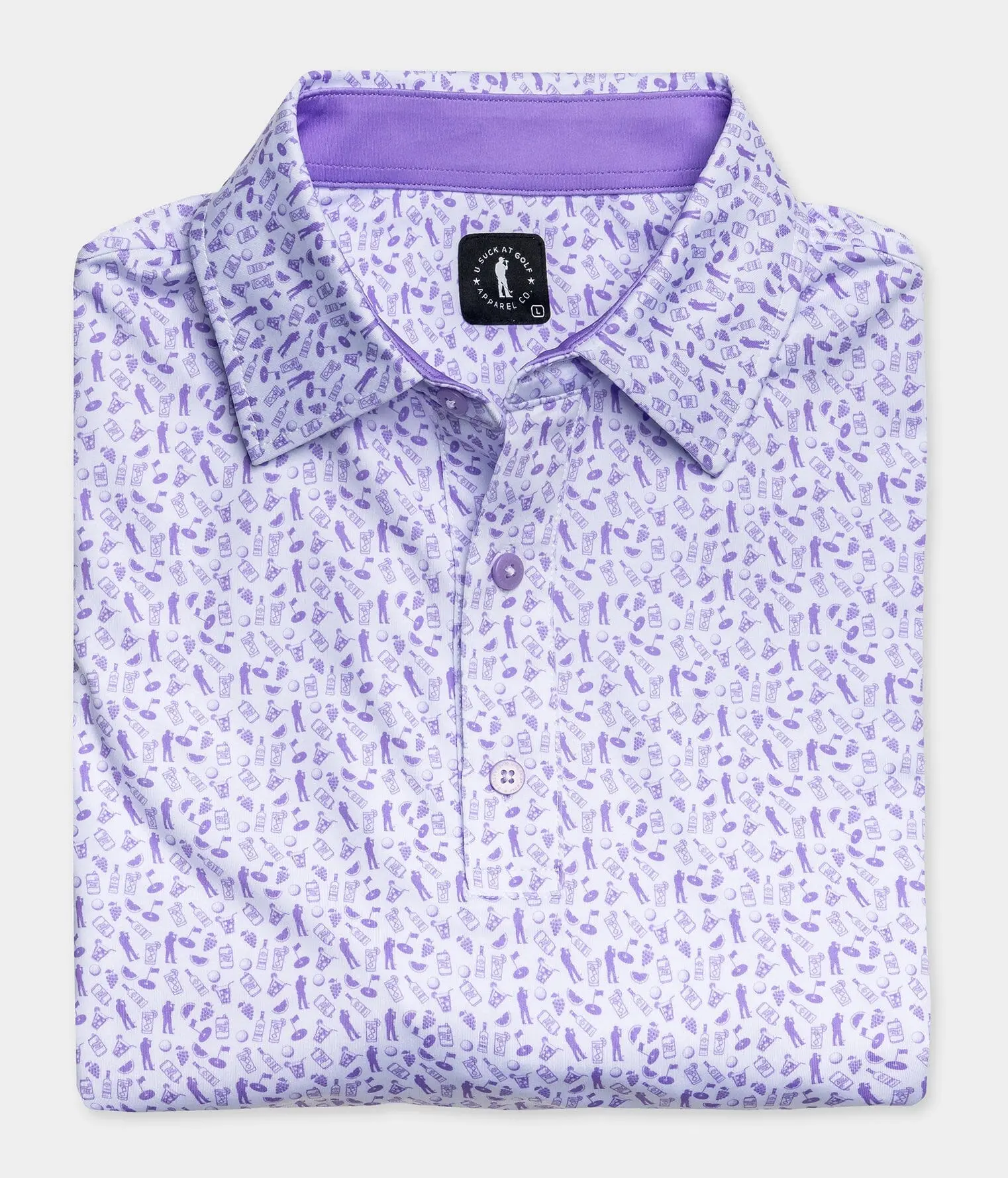 Men's Transfusion Polo V2 Performance Golf Polo - Polyester-Spandex Fabric, Stretch Design, Sweat-Wicking for Golf Enthusiasts, Relaxed Fit