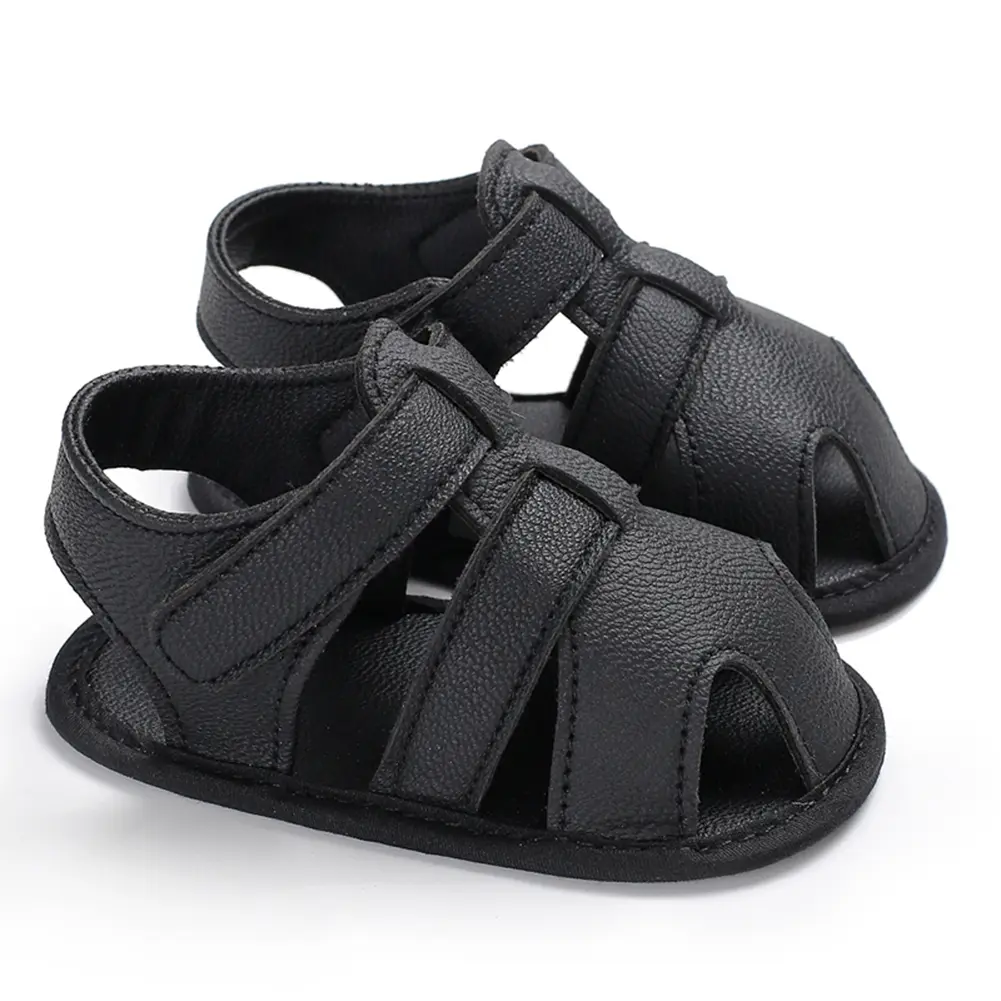 Canrulo Baby Boys Girls Sandals Rubber Shoes Outdoor First Walker Toddler Shoes for Summer 0-18 Months