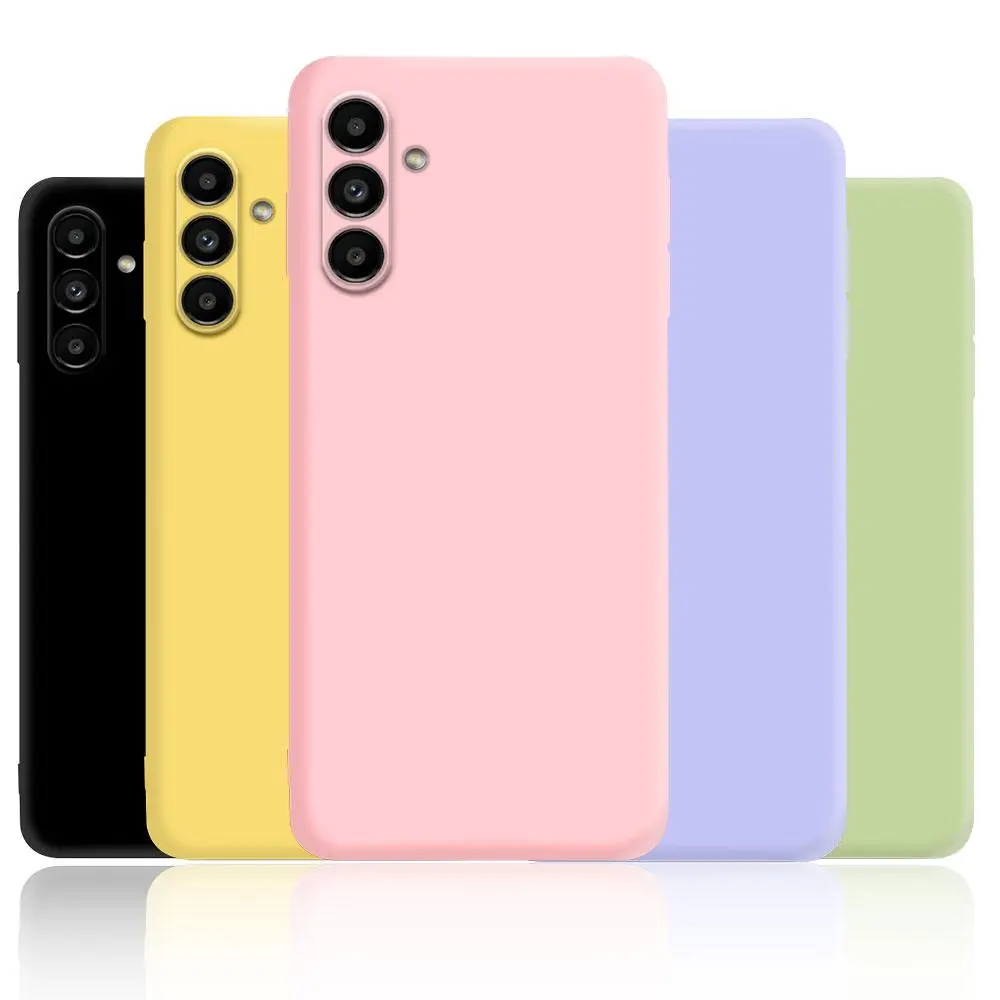 Liquid Soft Silicone TPU Smartphone Back Cover, Cellphone Accessories for Samsung Galaxy S20 S21 S22 S23 S24 S25 Plus Note 20 Ultra S21 FE 5G Handheld Devices, Casing