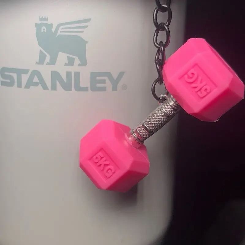 Dumbbell Collectible Keychain - Fun Accessories for Bag Charms, Keychain Accessories
