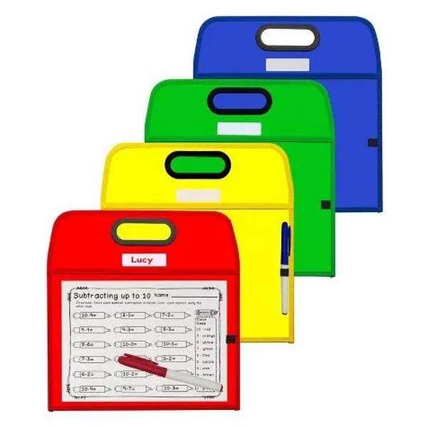 Bubbles and Crayons Cursive Carry Board