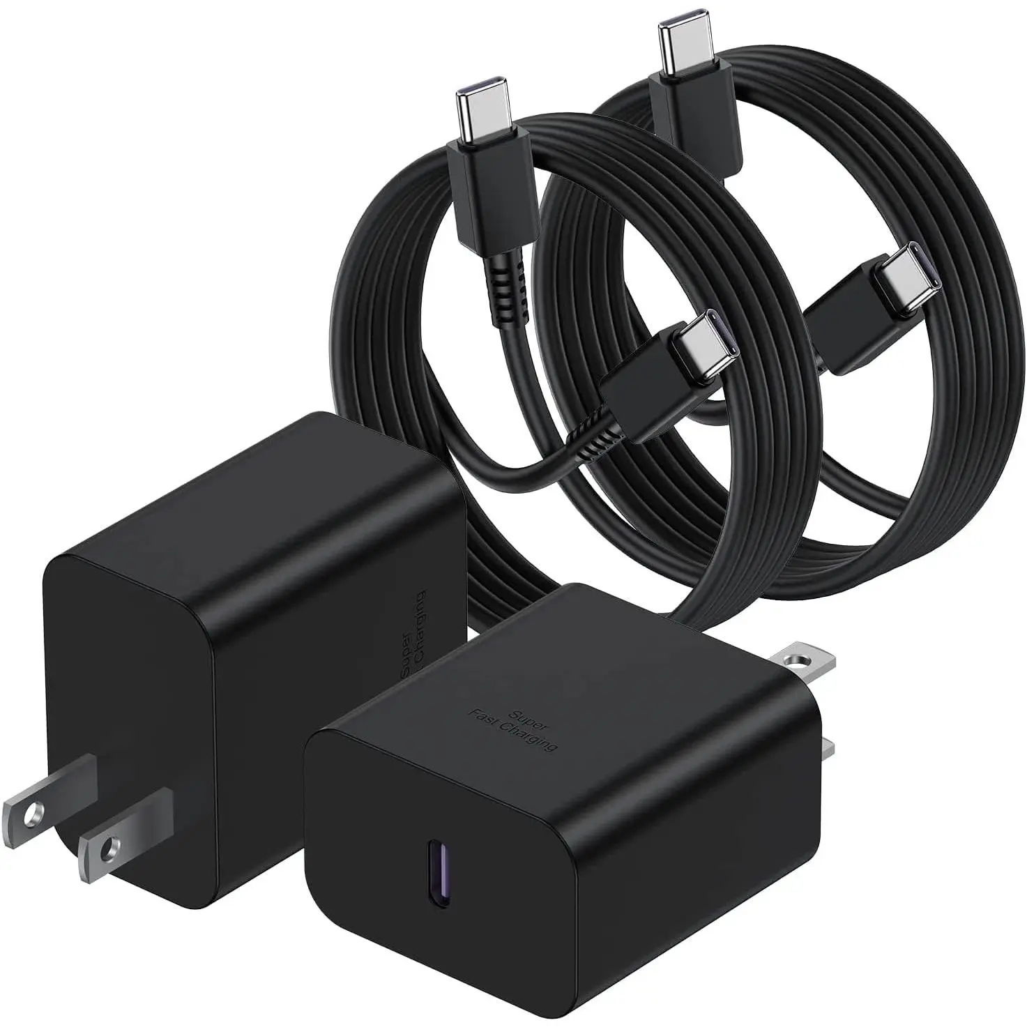 45W USB-C Super Fast Charger for Samsung,2 Pack Android Phone Wall Charger with 6FT Type-C Cable Cord for Samsung Galaxy S23 Ultra/S23/S23+/S22 Ultra/S22/S22+/S21/S20/Note 10/20/Galaxy Tab S7/S8 samsung  new 25  charger