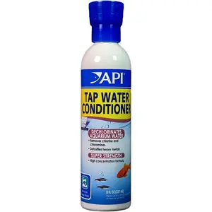 API TAP WATER CONDITIONER Aquarium Water Conditioner 8-Ounce Bottle, White (52A),8 Oz Mars Fishcare