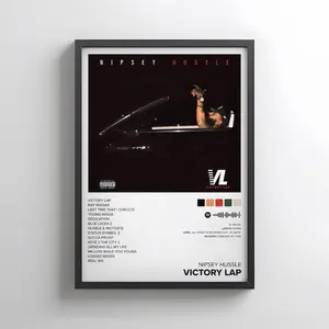 Nipsey Hustle | Victory Lap Music Room Album Poster Hip Hop Wall Art 2018 (Unframed)