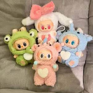 （cloth only）Labubu Accessory clothes the monsters keychain Character Costume Suit (Excluding Doll), Fashion Accessories, Labubu style Doll Clothes, Detachable Outfit Parts, Doll Wardrobe DIY Decor Labubu Outfit Costume Set with Accessories