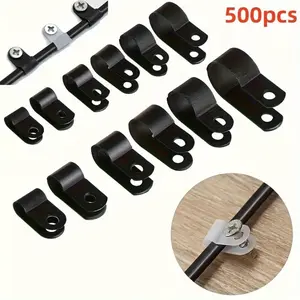 Plastic Cable Clamp, Cable Clamp, Cable Management Clamp, Desk Cable Organizer, Electrical Equipment & Supplies for Home & Office