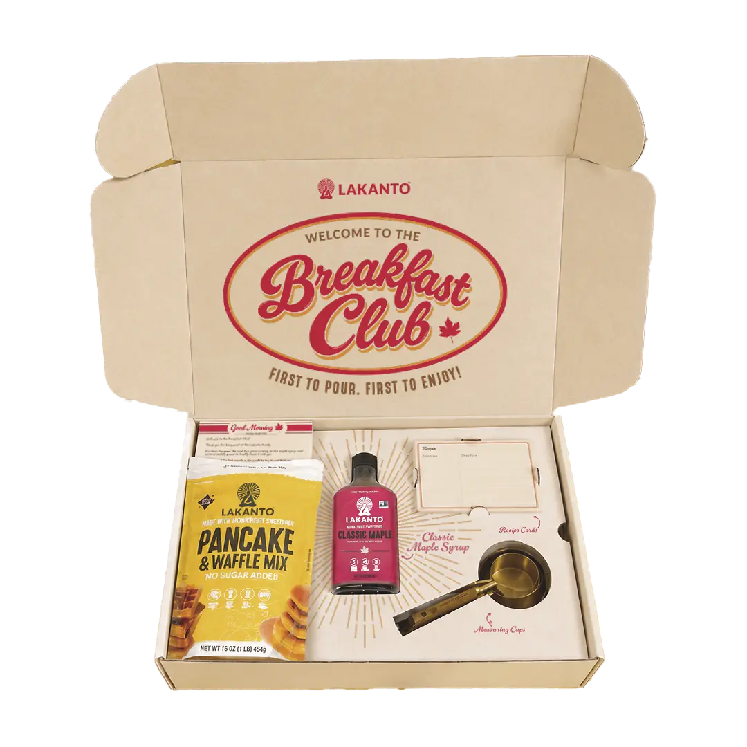 Lakanto Breakfast Club Gift Set, Delicious Snack Assortment for Morning Treats, Sets