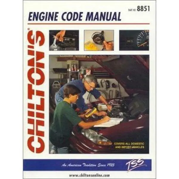 USED-Engine Code Manual by Chilton Automotive Books (Paperback)