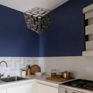 3D Wall Art Optical Illusion Corner Wall Decal, Unique Design Decorative Sticker, Perfect for Home Office Decoration