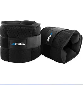 Unisex Adjustable Wrist/Ankle Weights, 2.5-Pound Pair (5lb Total - 6 Removable Weight Packs)