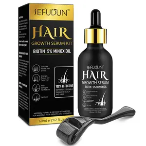 Hair Growth Oil for Men and Women - Regrowth Serum, Extra Strength Spray for Hair Loss, Thicker Healthier Hair, Beard Growth Kit, Topical Treatment, 2.02 oz