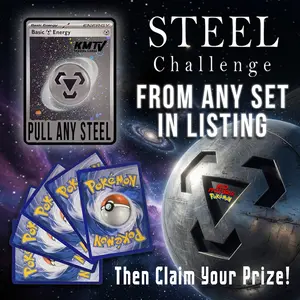 Kid Motors TV HEAVY METAL GAME (Pull Any Steel Energy Card from Any Set Listing) Claim Your Slab or Seal Products