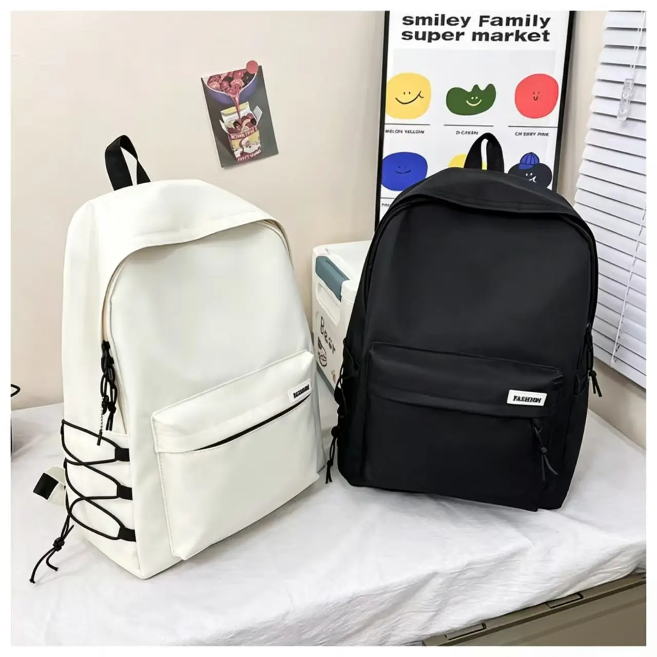 Minimalist Multi-Function Nylon Backpack for School, Unisex Lightweight Water-Resistant Daypack with Laptop Storage for Commute & Travel, Bag Backpack, Multi Function Backpack