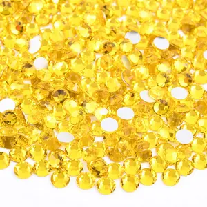 Citrine Glass Rhinestones Citrine Glass Rhinestones