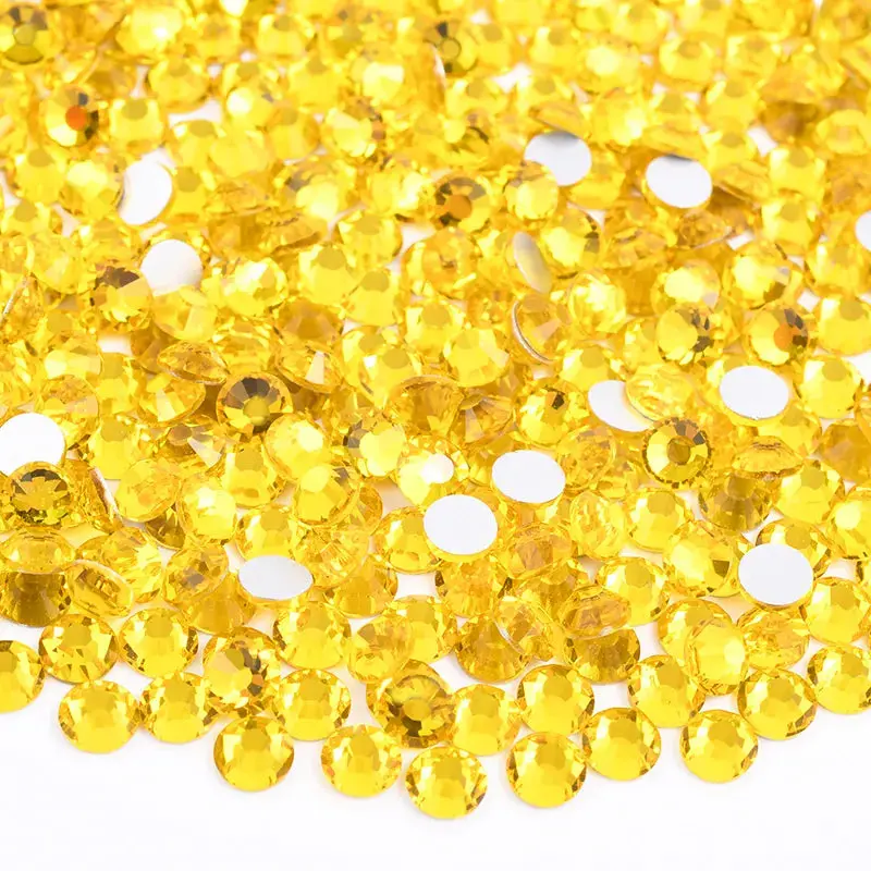 Citrine Glass Rhinestones