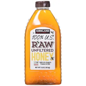 Kirkland Signature Kirkland Signature Raw Unfiltered USA Honey (48 OZ/ 3 LBS), 48 oz(Pack of 1)