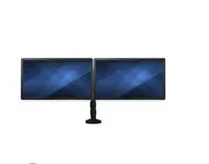 Startech ARMBARDUOG Desk Mount Dual Monitor Arm for Up to 27 in. Monitors Stand A Single Low-Profile Base