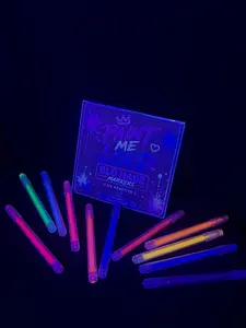 Paint Me Loud Glō HAUZ UV Reactive Neon Paint Marker Set – Blacklight Glow Art Markers