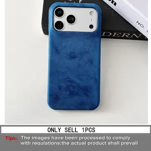 Luxury PU Leather Apple iPhone Protective Case Cover, Accessories, Casing, Soft Edge Wraparound, Matte Finish, Skin-Friendly Feel, Fits iPhone 17 Pro Max/16/15/14/13 Pro Max, Protector