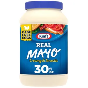 Real Mayo Creamy & Smooth Mayonnaise, for a Keto and Low Carb Lifestyle, 30 fl oz Jar