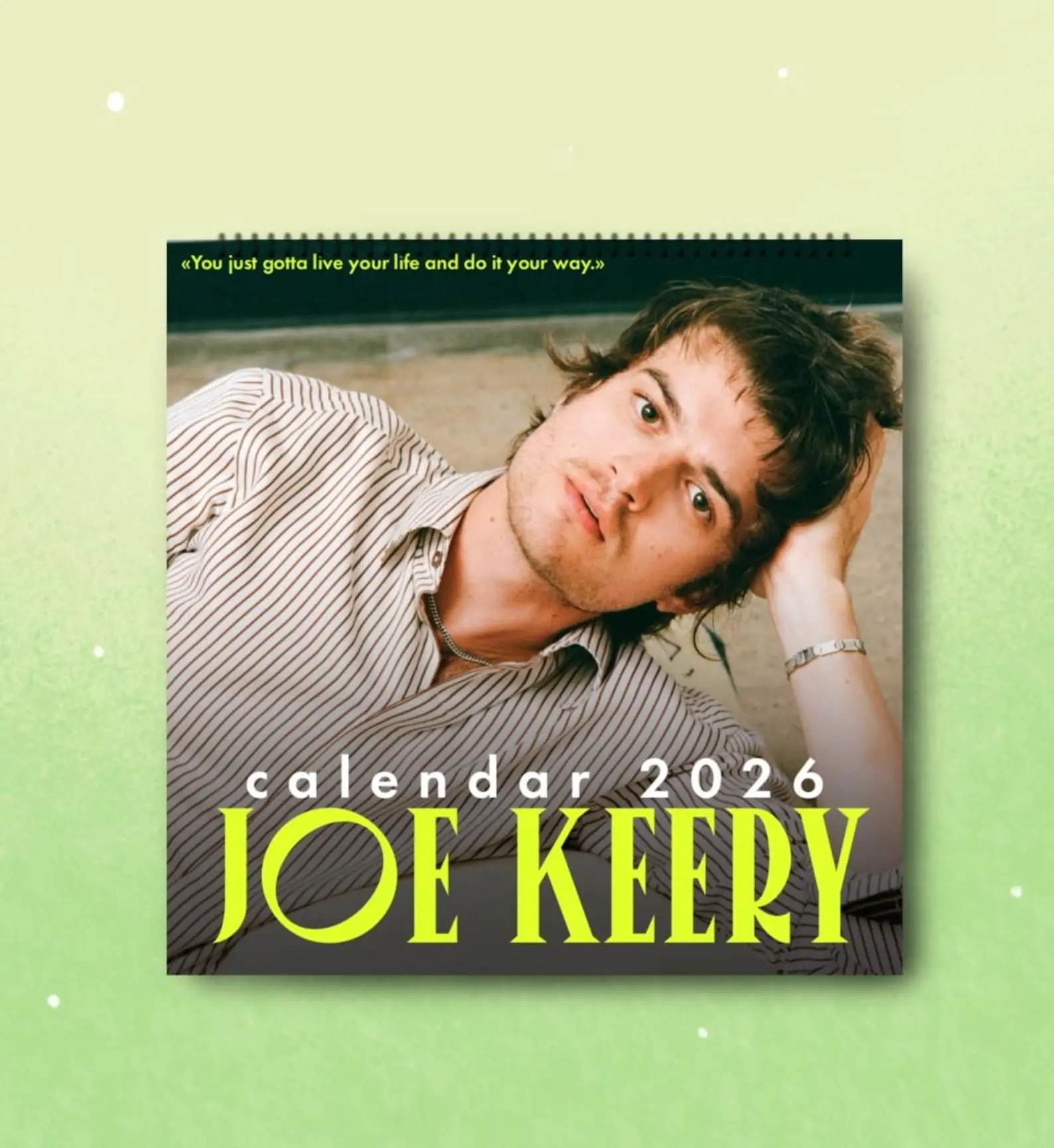 Joe Keery 2027 Wall Calendar, 2027 Wall Calendar , Monthly Photo Calendar