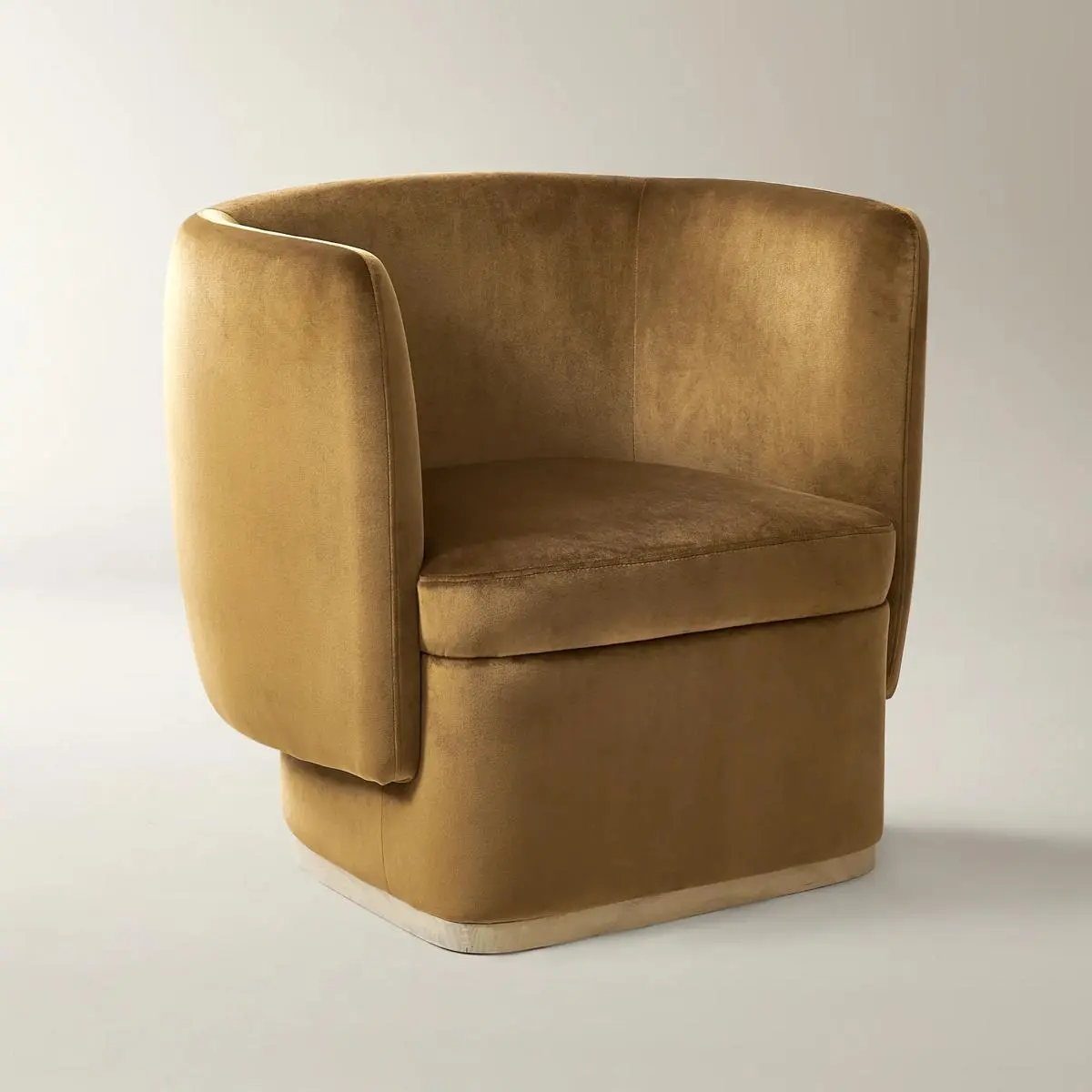 Z Gallerie Stria Modern Accent Chair - Solid Wood Frame, Soft Cushioned Indoor Furniture, Durable, Earth Tone, Eclectic, Elegant Style, Contemporary Sculptural Armchair, Durable Armchairs, Earth Tone Armchairs