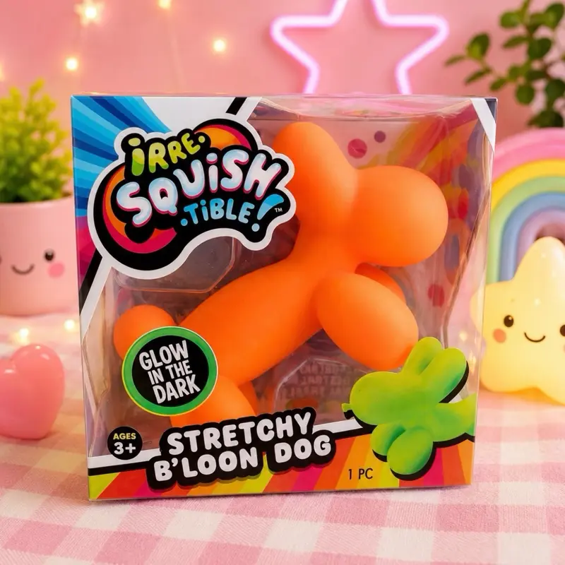 Stretchy balloon dog squish