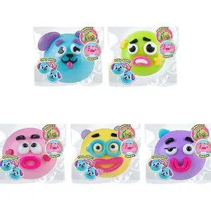 Smushers Cute Face Changing Squishy Toy, Soft Shapable Anxiety Relief Fidget, Non-irritating Maltose Material Portable Relaxation Toy popular squishies
