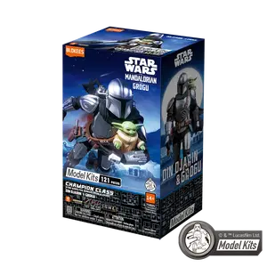 Blokees Star Wars: The Mandalorian & Grogu Champion Class 05 Din Djarin & Grogu Model Kits