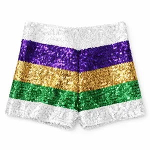 Mardi Gras Sequin Shorts