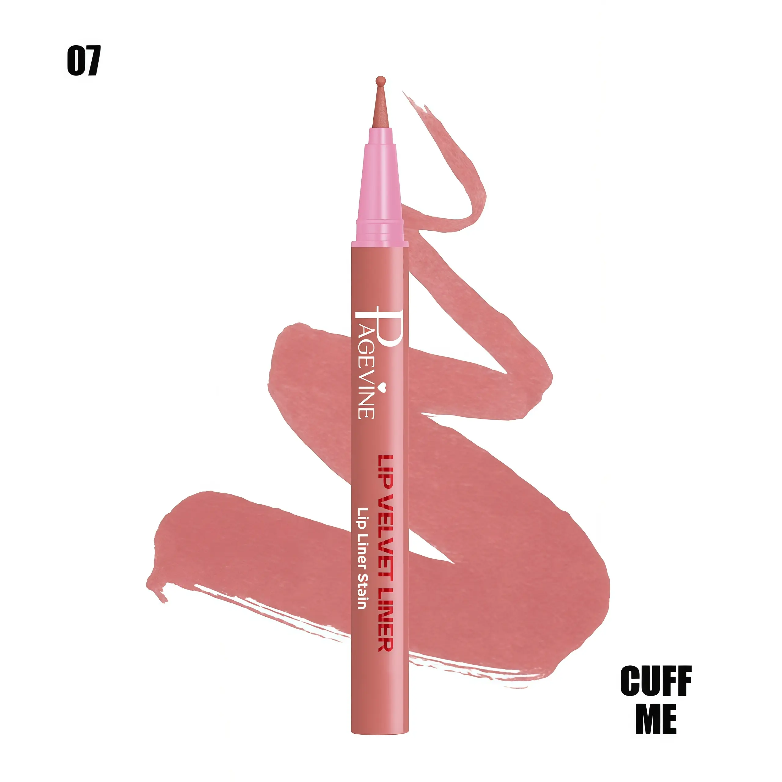 Precision Lip Sculpt Lipliner Pencil 07 - Cosmetic Lip Product, Eyeliner Pencil Lipliner, Long-Lasting Color, Smudge-Proof, Lightweight, Apply Precisely for Natural Definition, Office Wear
