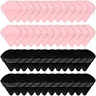 Colovis Powder Puff Set Soft Velour Triangle Makeup Sponge for Foundation & Loose Powder Pink & Black Ideal for Travel Daily Use Easy to Clean Beauty Tools