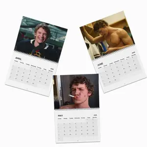 Connor & Ilya 2026 Wall Calendar – Ice Hockey Romance, Male Aesthetic LGBTQ+ Art Gift