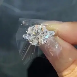 2026 Round Three Stone Diamond Ring, 3.5 CT Round Lab Grown Diamond Ring, Side Tapered Baguettes, IGI Certified Wedding Ring in 14k White Gold.
